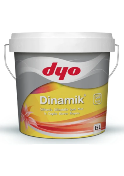 Dyo Dinamik Silinebilir Ipek Mat Iç Cephe Duvar Boyası 0986 Begonya 2.5 Lt