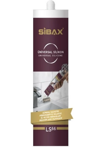 Sibax LS66 Üniversal Silikon Şeffaf 280GR.